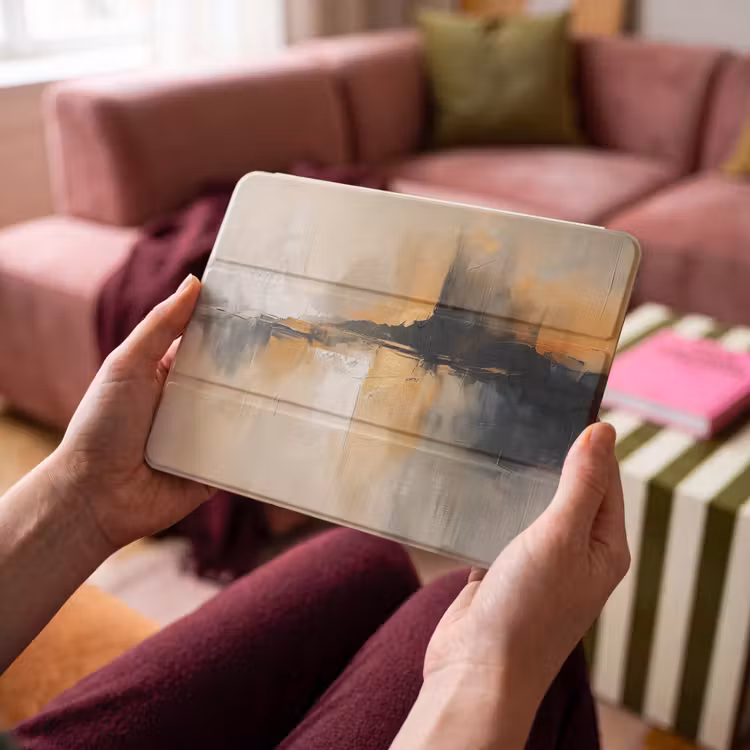 iPad hoes - Modern - Abstract - Goud - Zwart — 3