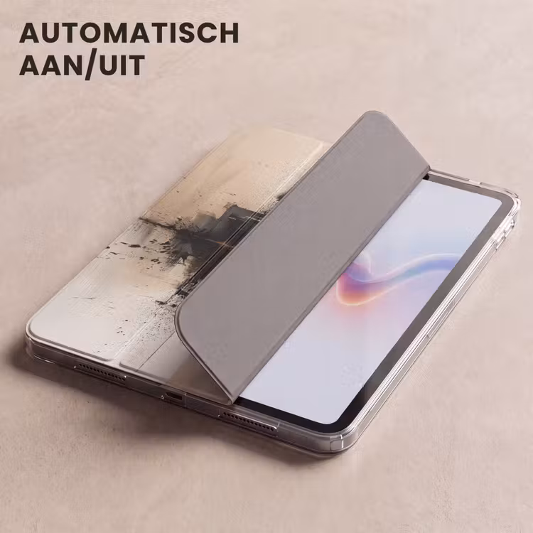 iPad hoes - Modern - Zwart - Verf - Goud — 4