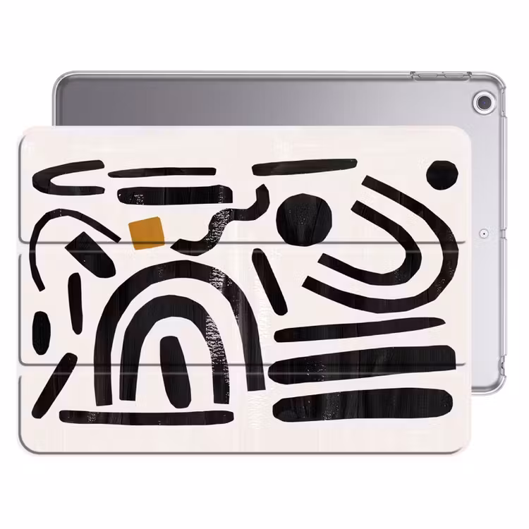 iPad hoes - Abstract - Kunst - Vormen - Zwart — 1