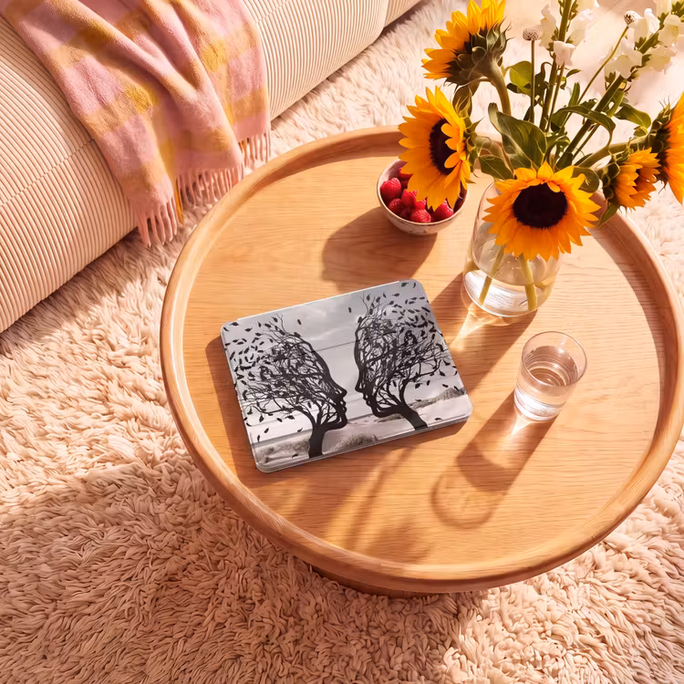 iPad hoes - Bomen - Gezicht - Bladeren - Moderne kunst — 2