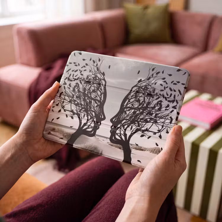 iPad hoes - Bomen - Gezicht - Bladeren - Moderne kunst — 3