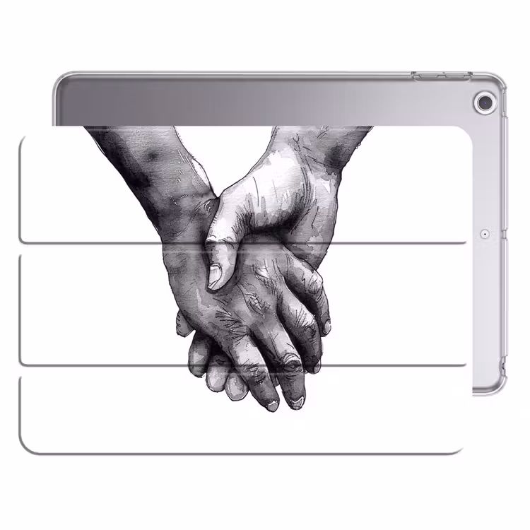iPad hoes - Handen - Zwart wit - Modern - Kunst — 1