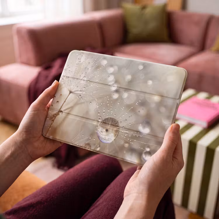 iPad hoes - Natuur - Bloemen - Druppels - Regen — 3
