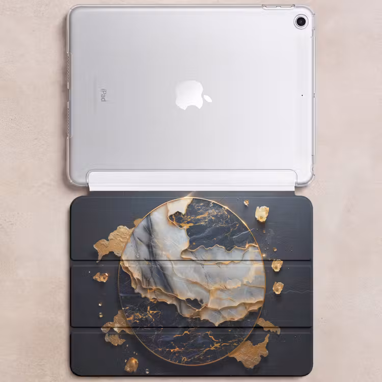 iPad hoes - Kunst - Goud - Zwart - Modern - Abstract — 6