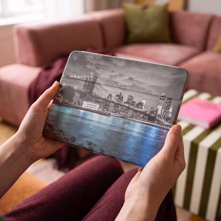iPad hoes - New York - Skyline - Stad - Blauw — 3