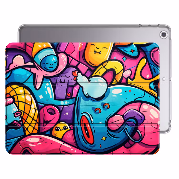 iPad hoes - Abstract - Neon - Design - Kleurrijk - Graffiti — 1