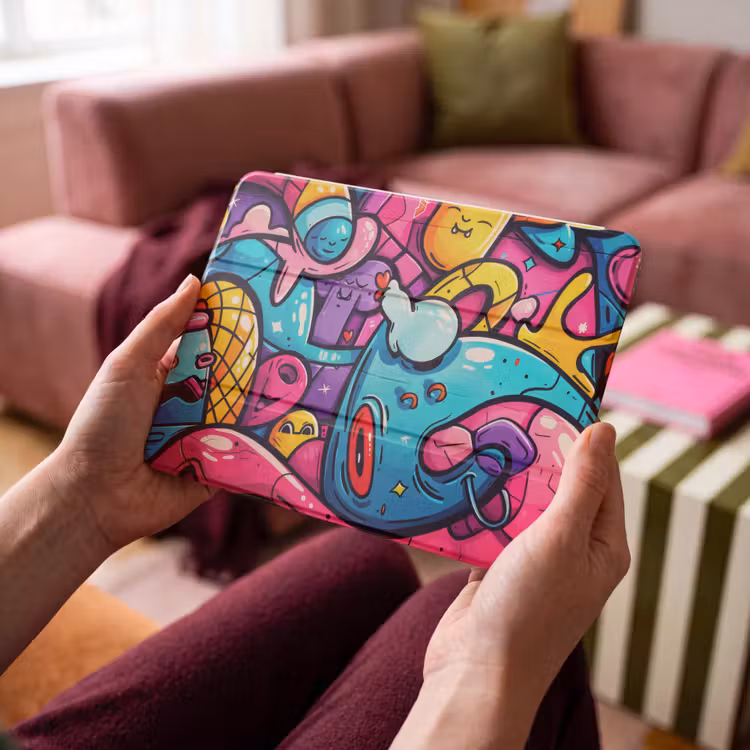 iPad hoes - Abstract - Neon - Design - Kleurrijk - Graffiti — 3