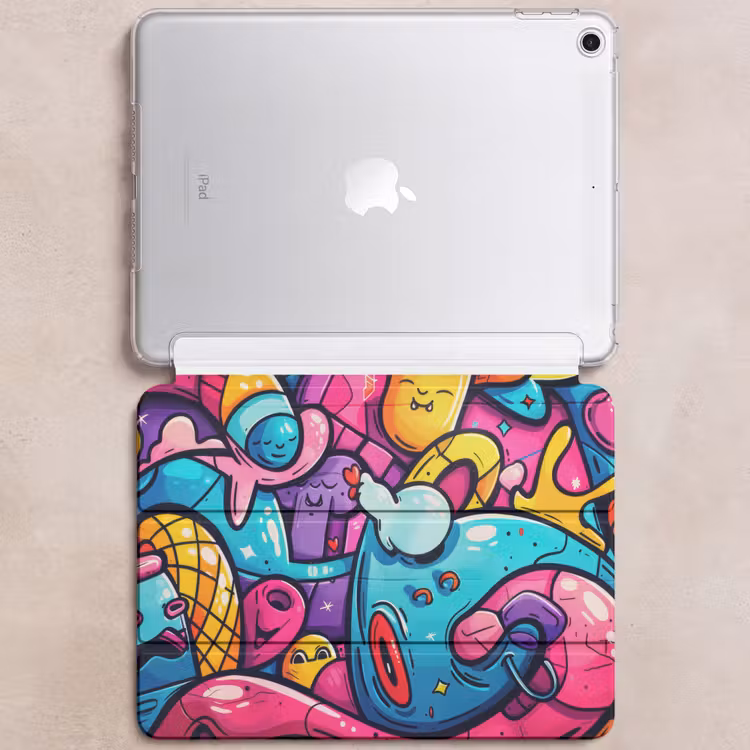 iPad hoes - Abstract - Neon - Design - Kleurrijk - Graffiti — 6