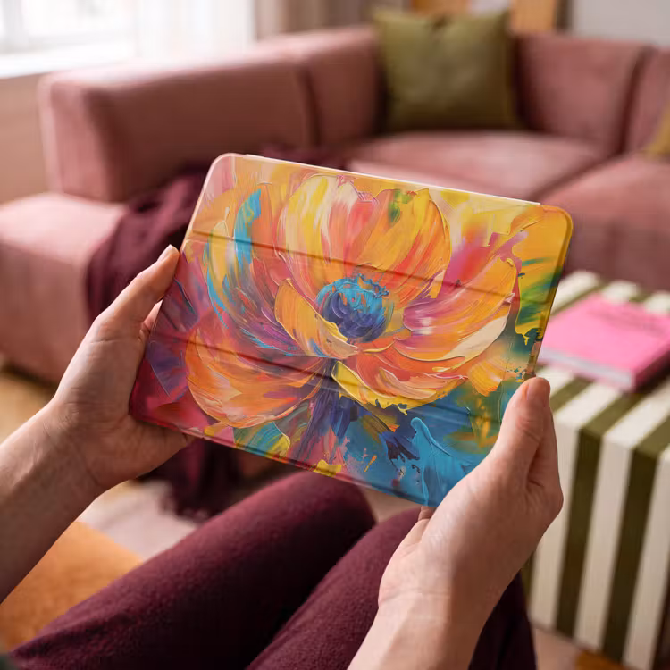 iPad hoes - Bloem - Verflook - Modern - Abstract - Kleuren — 3