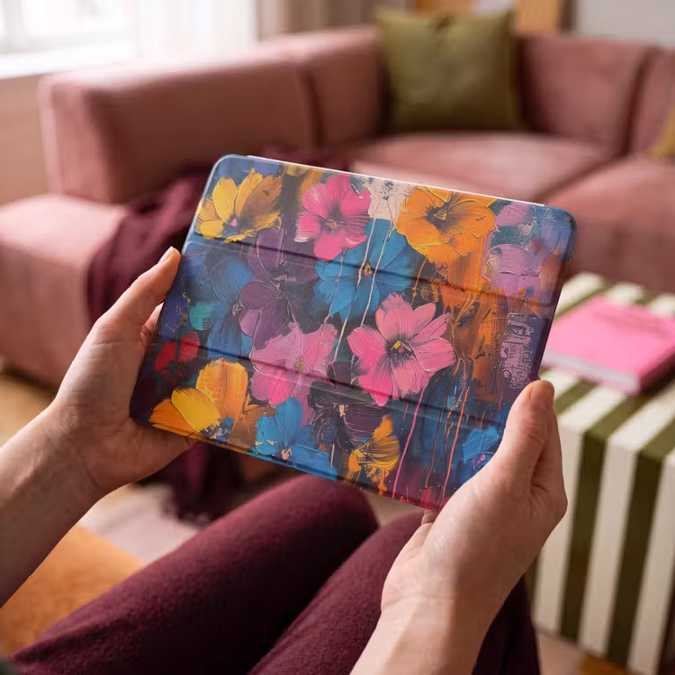 iPad hoes - Bloemen - Kleurrijk - Abstract - Modern — 3