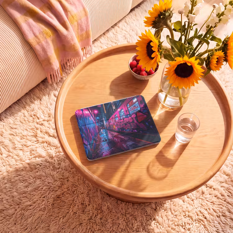 iPad hoes - Stad - Neon - Nacht - Roze - Graffiti — 2