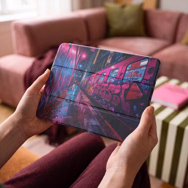 iPad hoes - Stad - Neon - Nacht - Roze - Graffiti — 3