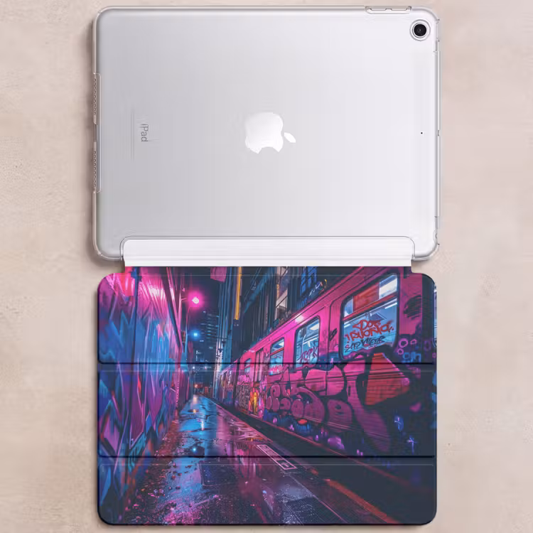 iPad hoes - Stad - Neon - Nacht - Roze - Graffiti — 6