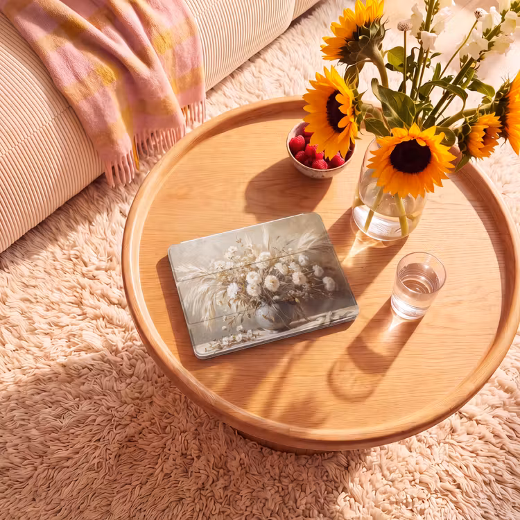 iPad hoes - Bloemen - Vaas - Stilleven - Beige — 2