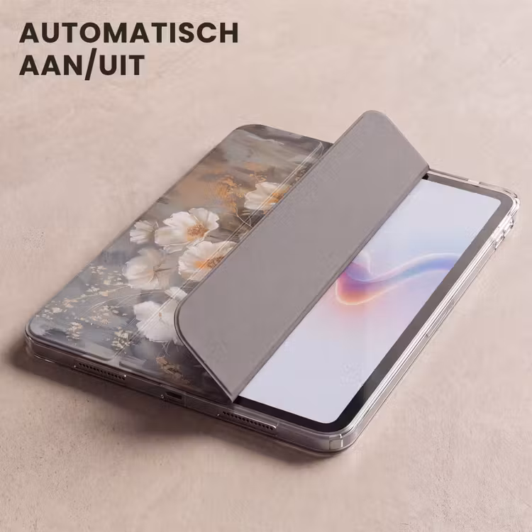 iPad hoes - Bloemen - Wit - Vaas - Modern — 4