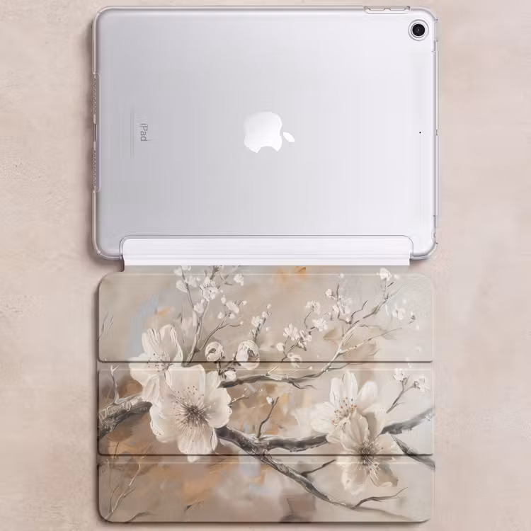 iPad hoes - Bloemen - Natuur - Wit - Bloesem - Abstract — 6