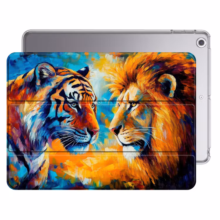 iPad hoes - Dieren - Kunst - Leeuw - Tijger — 1