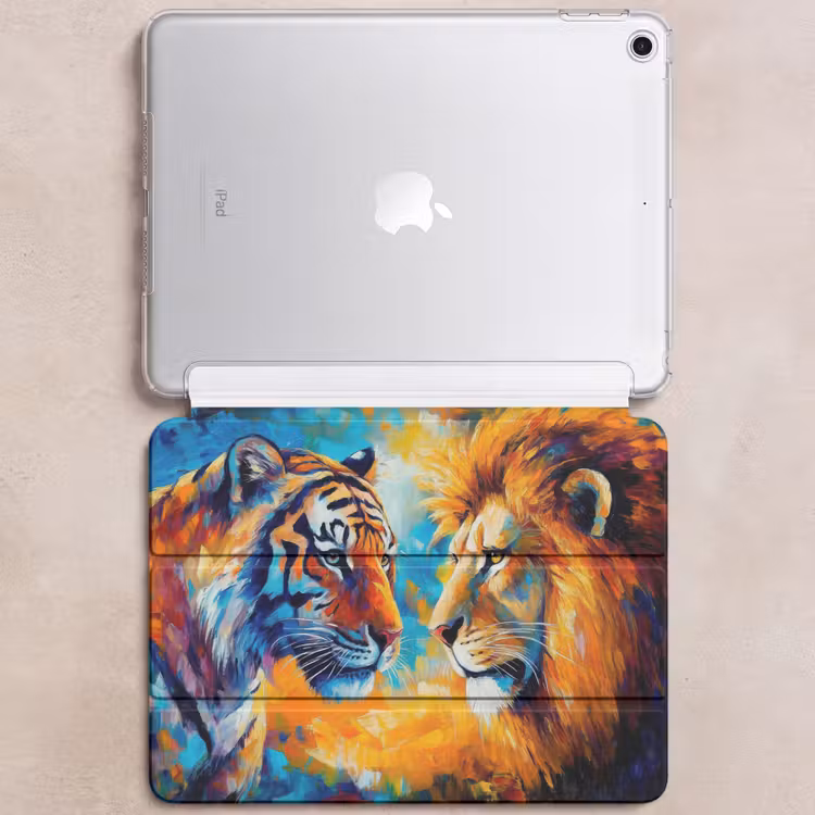 iPad hoes - Dieren - Kunst - Leeuw - Tijger — 6