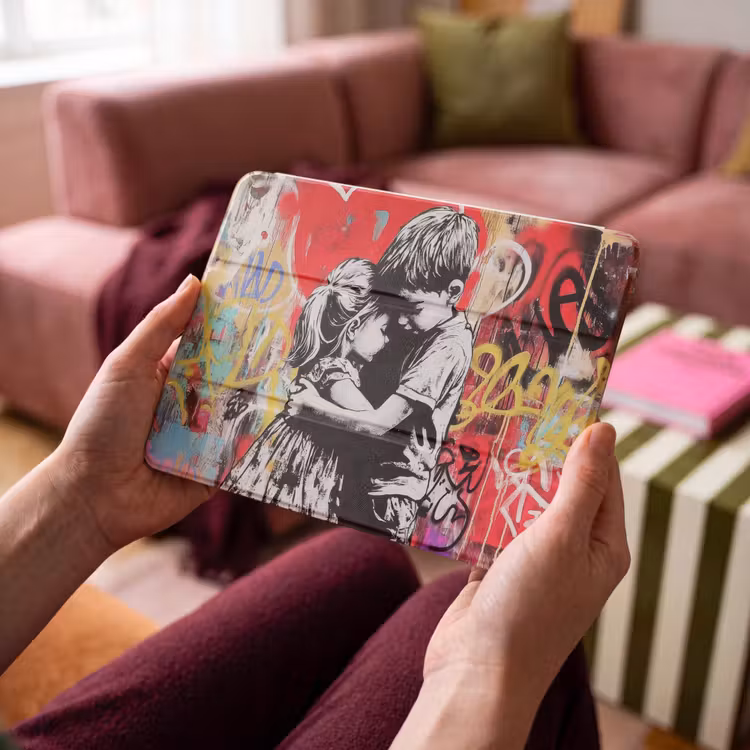 iPad hoes - Graffiti - Zwart wit - Street art — 3