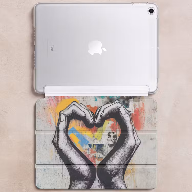 iPad hoes - Handen - Hart - Street art - Graffiti — 6