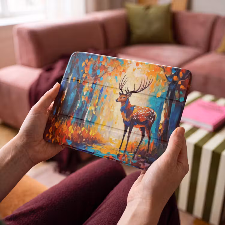 iPad hoes - Hert - Bosdieren - Natuur - Kunst — 3