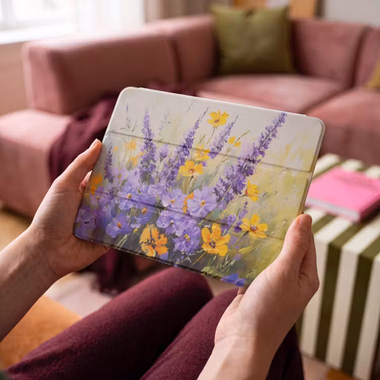 iPad hoes - Lavendel - Bloemen - Natuur - Kunst — 3