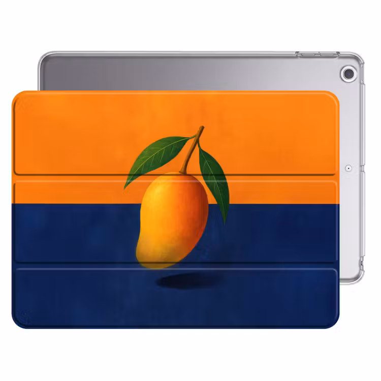 iPad hoes - Mango - Vlakken - Bladeren - Oranje — 1