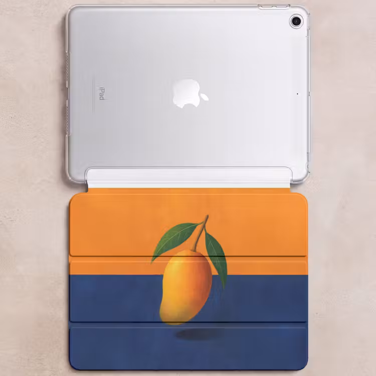 iPad hoes - Mango - Vlakken - Bladeren - Oranje — 6