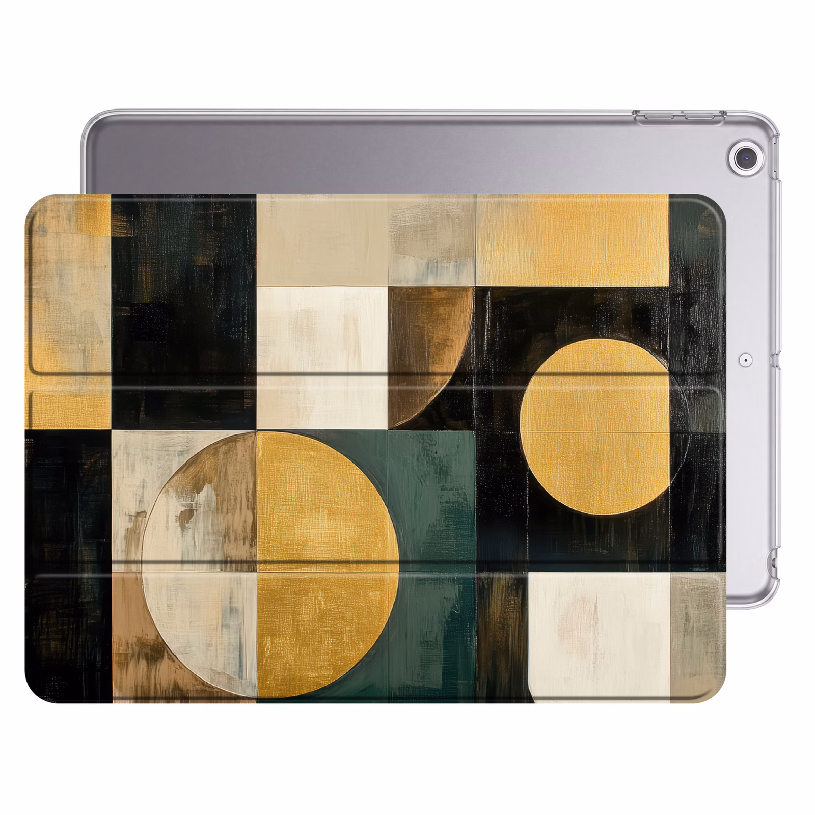 iPad hoes - Abstract - Goud - Brons - Vormen - Geometrisch — 1