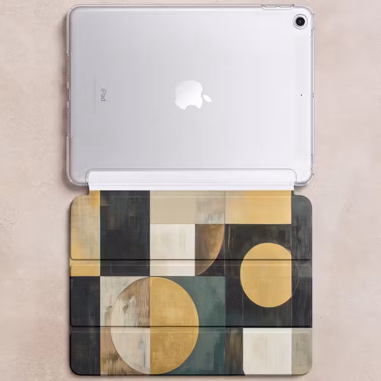 iPad hoes - Abstract - Goud - Brons - Vormen - Geometrisch — 6