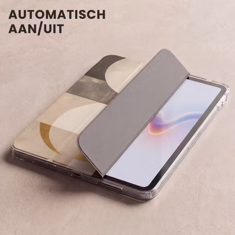 iPad hoes - Abstract - Goud - Grijs - Vormen - Geometrisch — 4