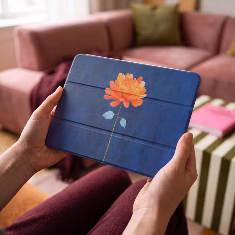 iPad hoes - Bloem - Oranje - Bladeren — 3