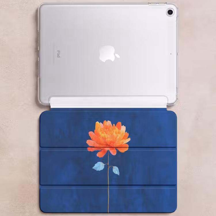 iPad hoes - Bloem - Oranje - Bladeren — 6