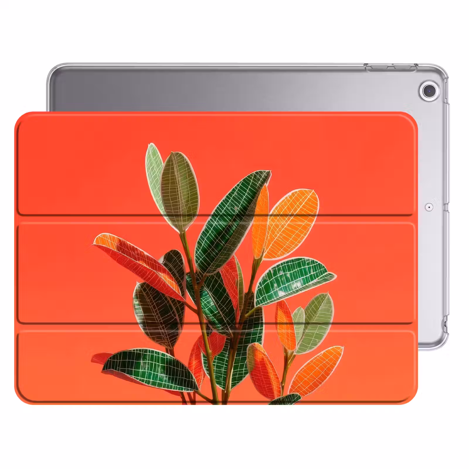 iPad hoes - Bladeren - Nerven - Oranje - Structuur — 1