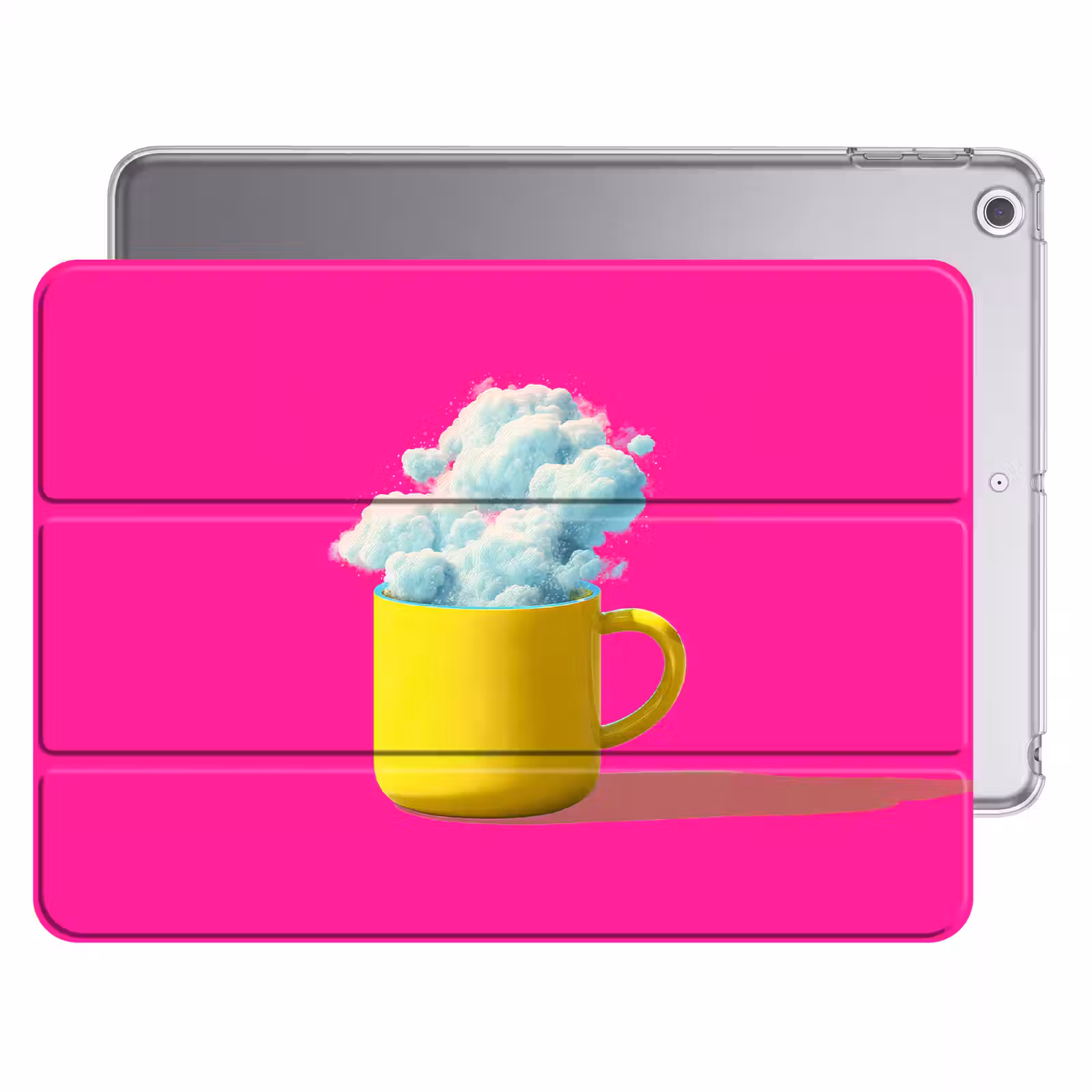 iPad hoes - Mok - Wolken - Roze - Minimalitisch — 1
