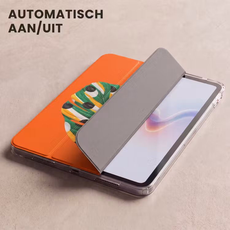 iPad hoes - Blad - Oranje - Stippen - Kleurrijk — 4