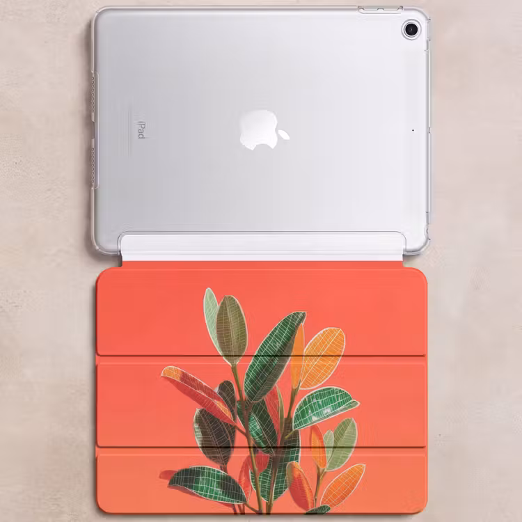 iPad hoes - Bladeren - Nerven - Oranje - Structuur — 6