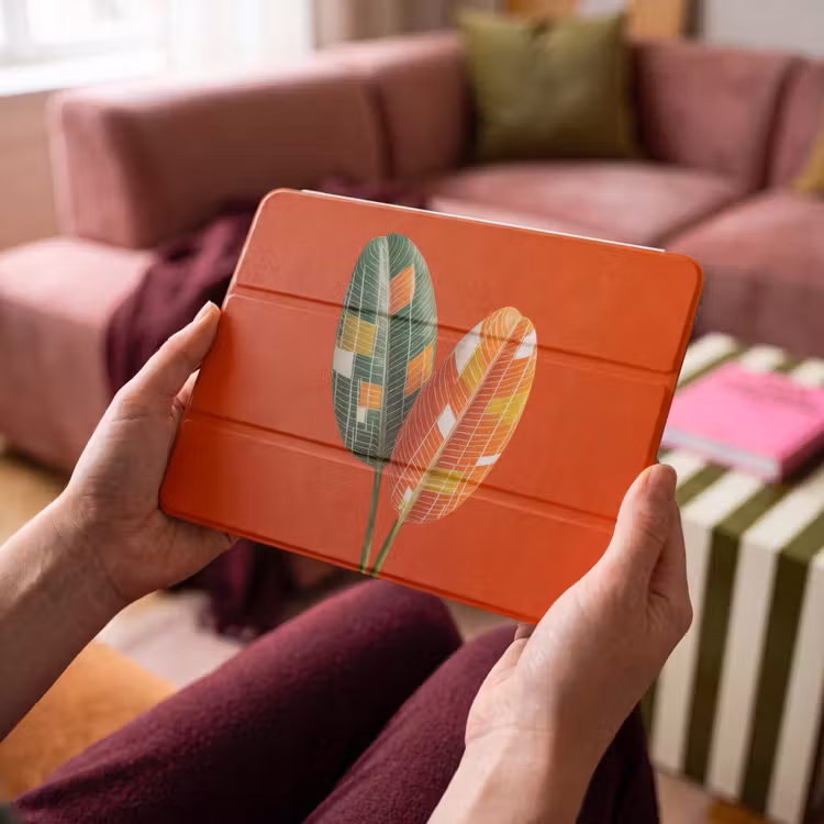 iPad hoes - Bladeren - Ovaal - Mozaïek - Patroon — 3