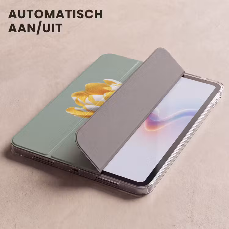 iPad hoes - Bloemen - Geel - Bladeren - Structuur — 4