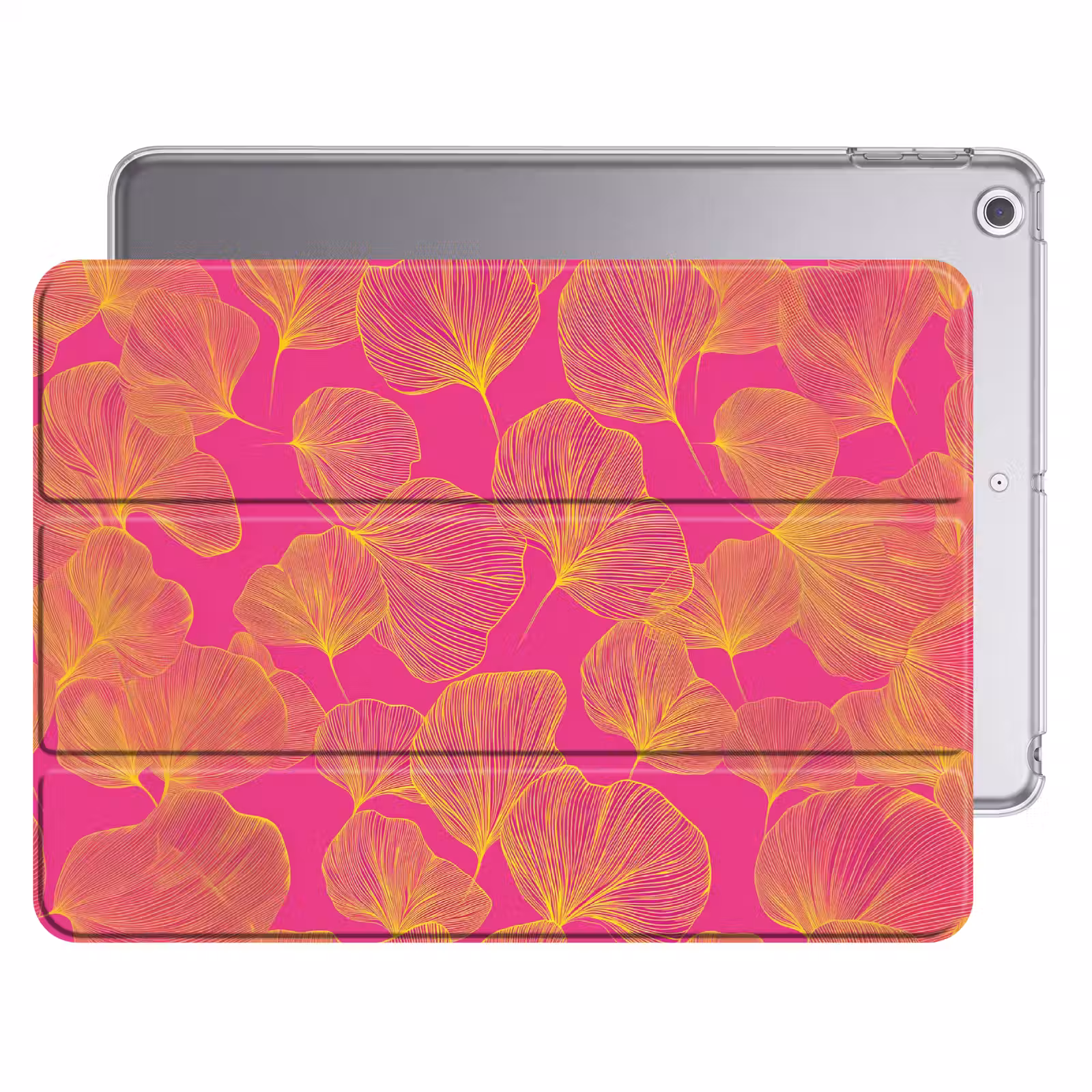 iPad hoes - Bladeren - Nerven - Grafisch - Roze — 1