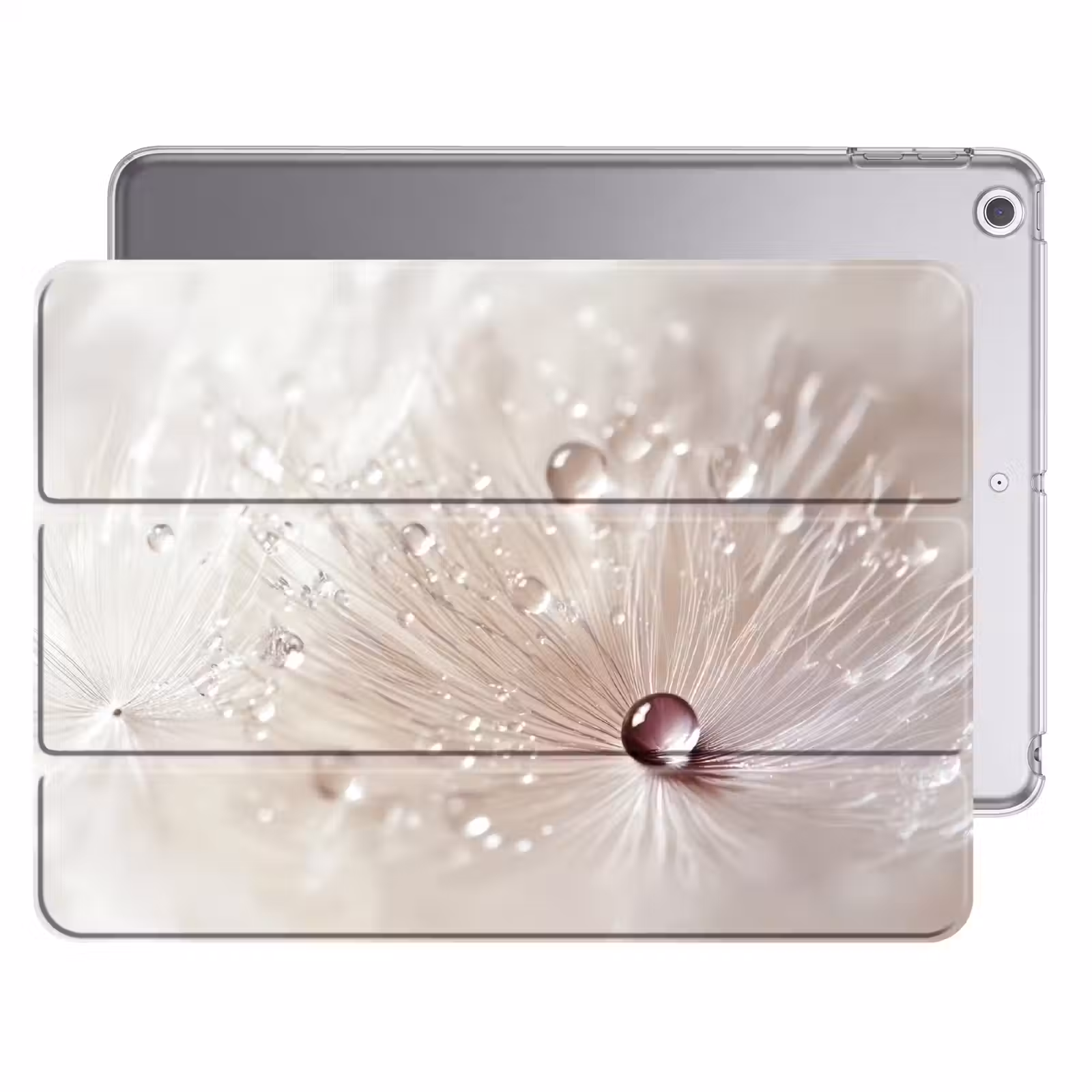 iPad hoes - Bloem - Abstract - Wit - Water - Natuur — 1