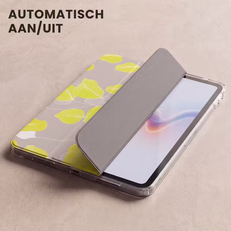 iPad hoes - Bladeren - Neon - Geel - Lijnen — 4
