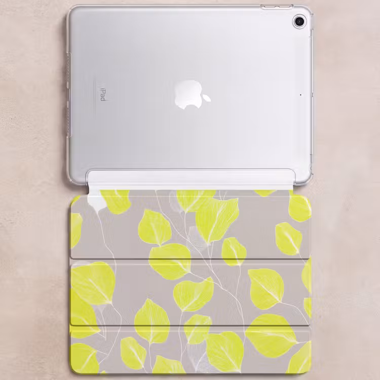 iPad hoes - Bladeren - Neon - Geel - Lijnen — 6