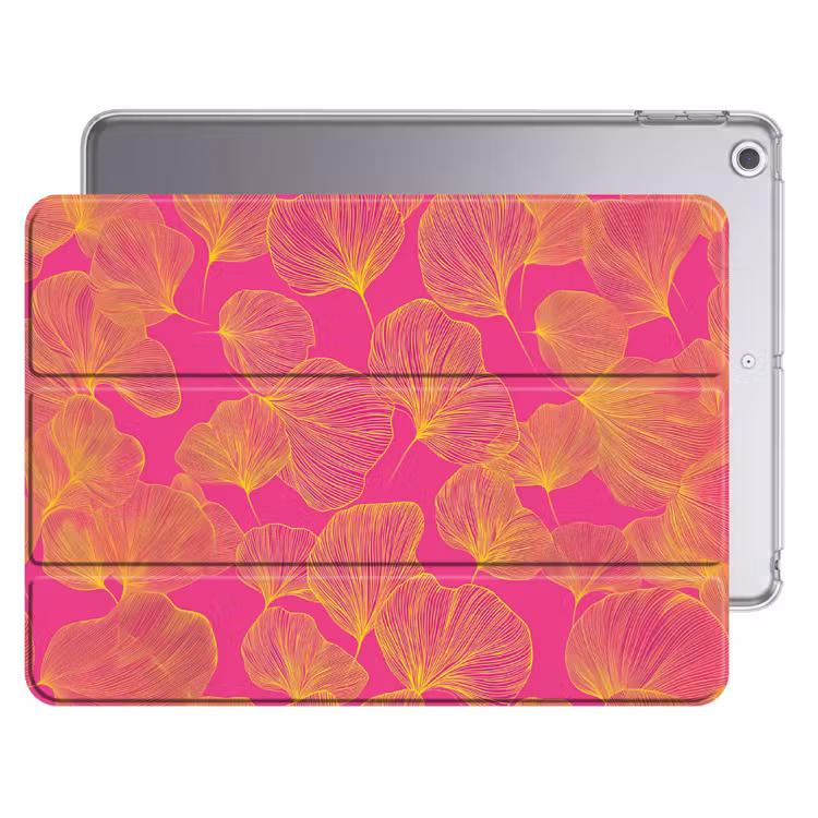 iPad hoes - Bladeren - Nerven - Grafisch - Roze — 1