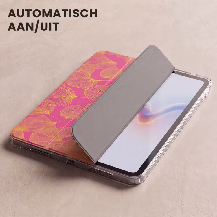 iPad hoes - Bladeren - Nerven - Grafisch - Roze — 4