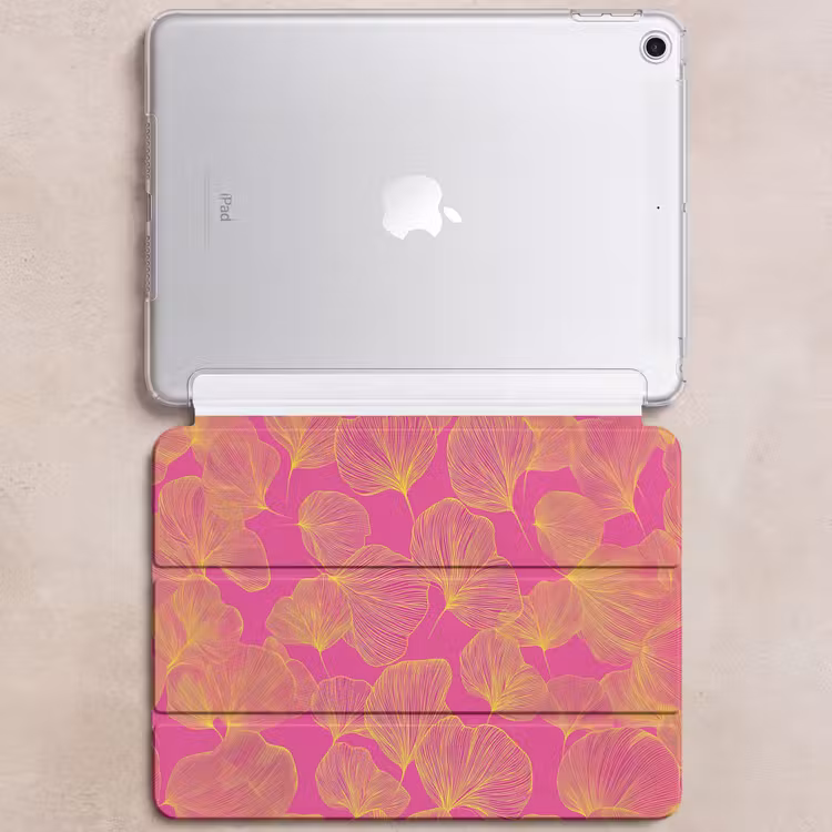 iPad hoes - Bladeren - Nerven - Grafisch - Roze — 6