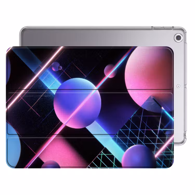iPad hoes - Bollen - Neon - Lijnen - Roze — 1