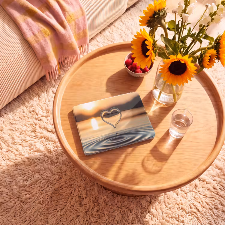 iPad hoes - Hart - Water - Zonsondergang - Natuur - Zen — 2