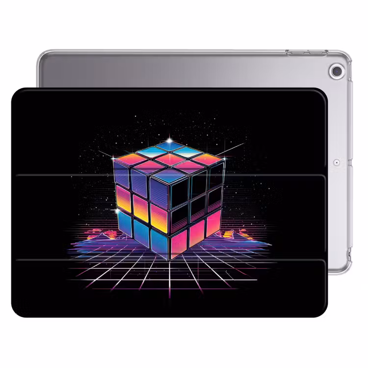 iPad hoes - Kubus - Kleurrijk - Raster — 1