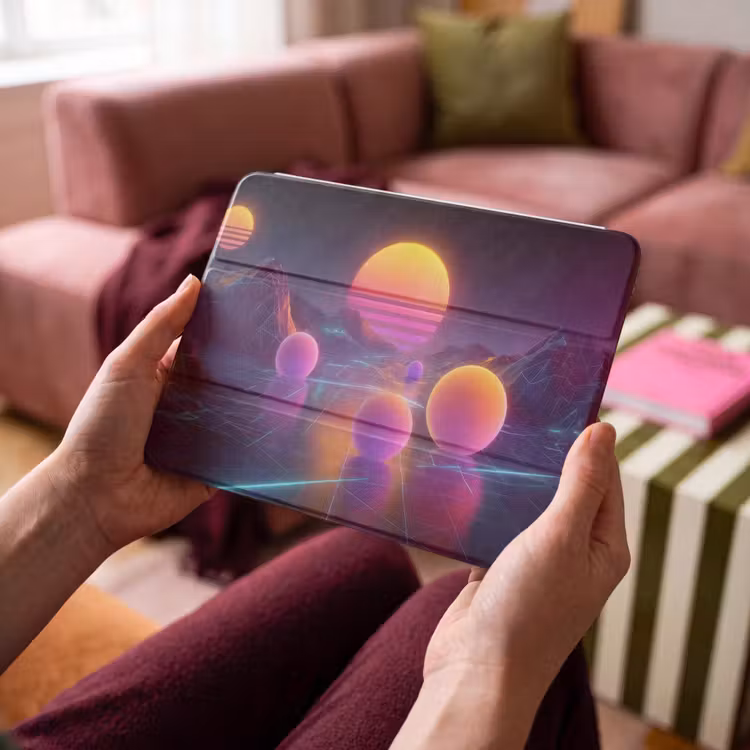 iPad hoes - Landschap - Bergen - Bollen - Licht — 3